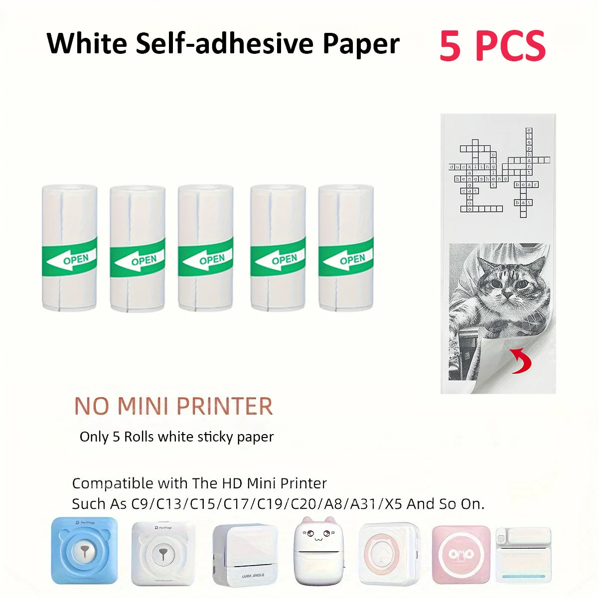 PocketPrint™ Wireless Mini Printer Set